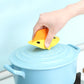 Tappetino in silicone resistente al calore a forma di paperella gialla