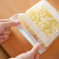 Sacchetti trasparenti rinforzati a doppia chiusura per uso alimentare