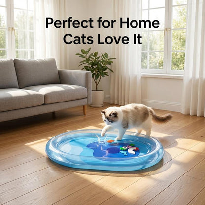 Lettino ad acqua gonfiabile refrigerante per gatti