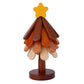 Sottopentola in legno a forma di albero con stella o mela