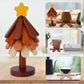 Sottopentola in legno a forma di albero con stella o mela