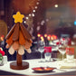 Sottopentola in legno a forma di albero con stella o mela