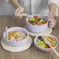 Set di ciotole multifunzione per ramen con ciotola scolapiatti