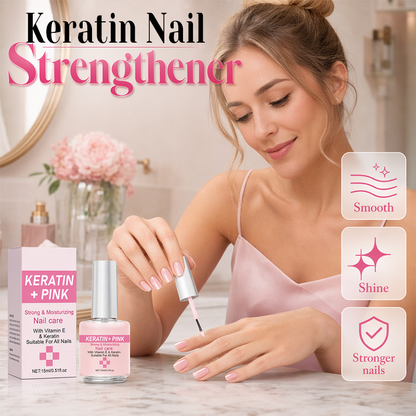 ⏳ULTIMO GIORNO: PRENDI 2 AL PREZZO DI 1!!💞Rinforzante e idratante per unghie alla cheratina – Riparazione e finitura lucida 🌟