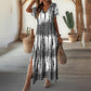 💖Ultimo giorno: Sconto del 50%💖💃Abito casual da donna con scollo a V ed effetto sfumato