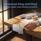 Docking station USB 3.0 a 4 porte in lega di alluminio con morsetto di fissaggio