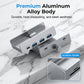 Docking station USB 3.0 a 4 porte in lega di alluminio con morsetto di fissaggio