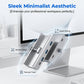 Docking station USB 3.0 a 4 porte in lega di alluminio con morsetto di fissaggio