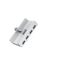 Docking station USB 3.0 a 4 porte in lega di alluminio con morsetto di fissaggio