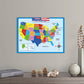 Poster didattico di geografia / Mappa murale per bambini