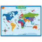 Poster didattico di geografia / Mappa murale per bambini