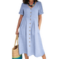 🎉 SALDO A TEMPO LIMITATO -50%! 💕 Abito midi dalla vestibilità morbida e leggera, perfetto per l'estate 👗🌿🌞