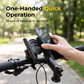 Supporto per telefono da bicicletta a sgancio rapido con chiusura di sicurezza