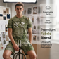 🎉 Promozione 2026 — Oltre 33.000 pezzi venduti! 👕 Completo uomo casual: T-shirt e pantaloncini con stampa effetto denim 🧢