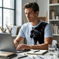 T-shirt da uomo traspirante con stampa grafica