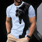 T-shirt da uomo traspirante con stampa grafica