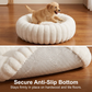 Cuccia Rotonda Ultra-Morbida Calmante per Gatti e Cani 🐾 Arrotolati, Rilassati – Un Abbraccio Accogliente in Forma di Letto ✨