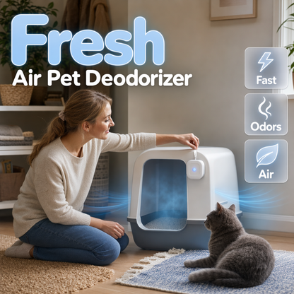 Eliminatore intelligente di odori per animali domestici con cinghia di sospensione