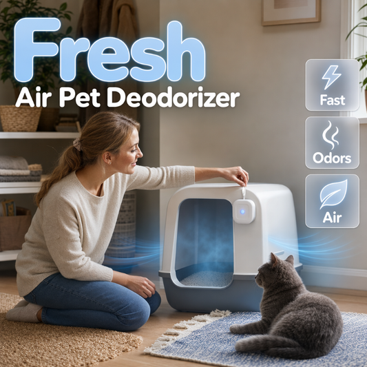 Eliminatore intelligente di odori per animali domestici con cinghia di sospensione