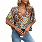 💥【OFFERTA A TEMPO LIMITATO: SCONTO DEL 50%】🔥 Top con stampa mandala e maniche a pipistrello | Stampa digitale resistente allo scolorimento | Vestibilità comoda e traspirante | Antipiega e no-stiro | Disponibile in vari colori (taglie S-2XL)