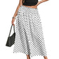 Gonna midi a pois da donna
