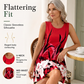 Abito casual da donna senza maniche con stampa floreale