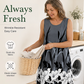 Abito casual da donna senza maniche con stampa floreale