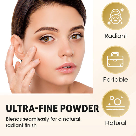 Palette illuminante shimmer con motivo a leone in rilievo