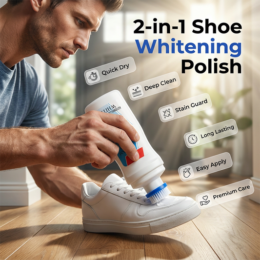 Lucido 2-in-1 per sbiancare e pulire le scarpe