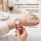 💥【Offerta a metà prezzo】🔥 Set regalo da donna composto da 5 pezzi: orologio e gioielli | Quadrante con motivo a farfalla | Regalo ideale 🎁