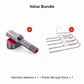 👕 Ferro a Vapore Portatile 2-in-1 con Riscaldamento in 5 Secondi ✨🛡️ - 1200W | 7 Livelli | 99,99% Anti-Acari | Testa 90° | Seta & Cotone | 50% DI SCONTO