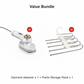 👕 Ferro a Vapore Portatile 2-in-1 con Riscaldamento in 5 Secondi ✨🛡️ - 1200W | 7 Livelli | 99,99% Anti-Acari | Testa 90° | Seta & Cotone | 50% DI SCONTO
