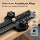 📐 50% DI SCONTO – Guida di Riferimento in Alluminio – con Sistema di Bloccaggio Rapido, Compatibile con Seghe Circolari da Banco e Guide, Ideale per Tagli Ripetuti ⚡