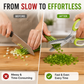🌿 Forbici per erbe aromatiche a 5 lame – Tritatutto rapido da cucina per erbe fresche e condimenti