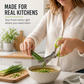 🌿 Forbici per erbe aromatiche a 5 lame – Tritatutto rapido da cucina per erbe fresche e condimenti