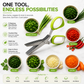 🌿 Forbici per erbe aromatiche a 5 lame – Tritatutto rapido da cucina per erbe fresche e condimenti