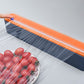 Dispenser ricaricabile con taglierina per pellicola trasparente