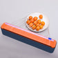 Dispenser ricaricabile con taglierina per pellicola trasparente