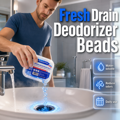 Deodorante e detergente per scarichi domestici