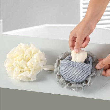 Sacchetto 2 in 1 per saponetta e luffa