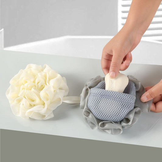 Sacchetto 2 in 1 per saponetta e luffa