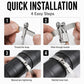 🎉 Offerta 2026 — Oltre 12.000 unità vendute! 🔩 Fascetta in acciaio inox ultra-resistente – Acciaio 304, antiruggine, chiusura a cricchetto – Fissa carichi pesanti, sia all'interno che all'esterno! ✨
