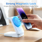Supporto di ricarica magnetico pieghevole 3-in-1 per dispositivi di uso quotidiano