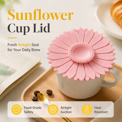 Coperchio creativo in silicone a forma di fiore per tazze