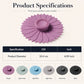 Coperchio creativo in silicone a forma di fiore per tazze