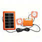 Sistema di Alimentazione Solare Portatile ☀️ | Hub Ricarica Universale e 2 Luci LED 💡 | Batteria 2400mAh 🔋 | Ideale per Campeggio e Outdoor 🏕️