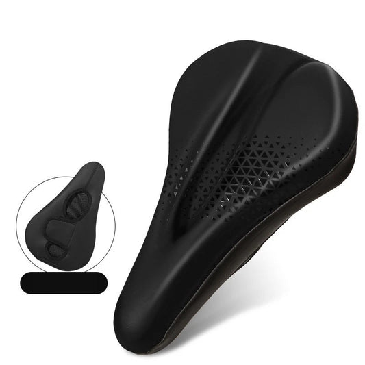 🚴 Coprisella Bici Impermeabile in Memory Foam | Silicone ad Alta Densità ☁️ | Ergonomico e Traspirante 🌬️ | Pelle PU Antiscivolo 🛡️