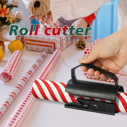 Taglierina per rotoli di carta da regalo a taglio netto