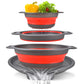 🔥 OFFERTA LIMITATA: -50%! 🥗 Colapasta Pieghevole Multifunzione – Scolapasta con Base di Scarico, Compatto e Pratico per la Cucina ✨