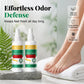 Spray rinfrescante per la cura dei piedi con formula a base di erbe